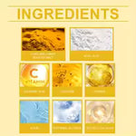 Kojic Acid Turmeric Overnight Wrapping Peel Off Mask Nourishes Hydrolyzed Collagen Glowing Skin Firmness Skin Care